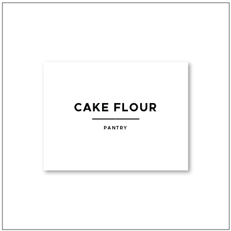 Rectangle Pantry Labels