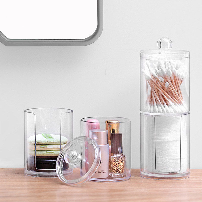 2-part Ear Bud & Cotton Pad Storage