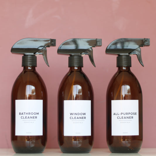 Cleaning Label Set | 9 Pre-printed