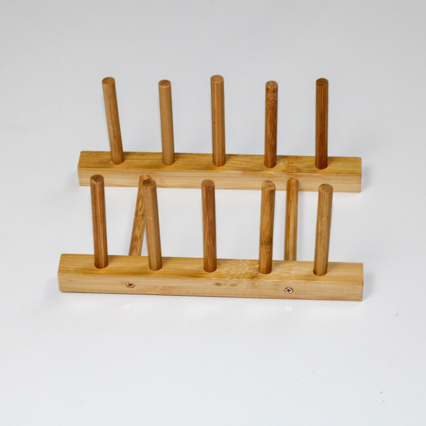 Bamboo Plate Organiser