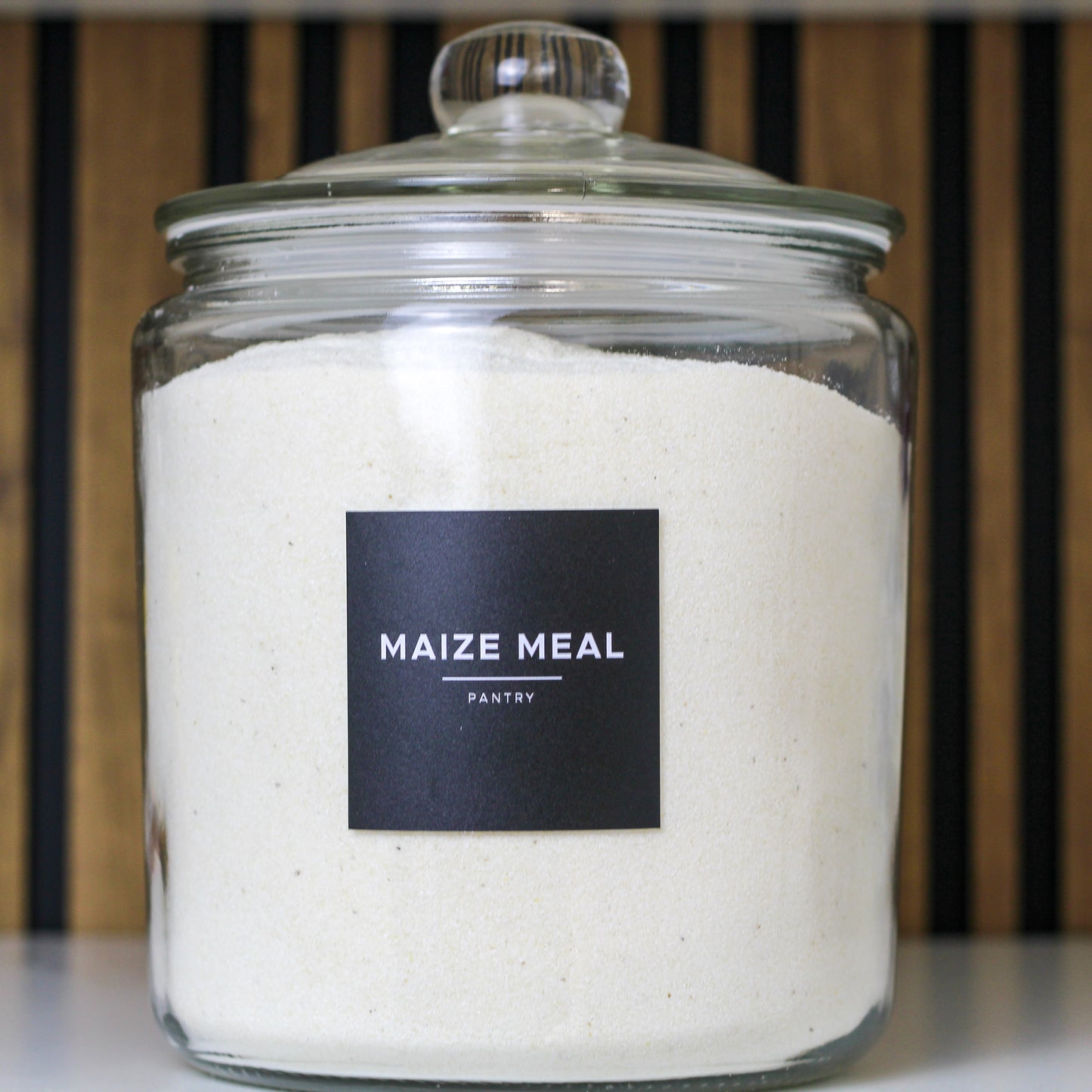 4L Glass Jar with Glass Lid