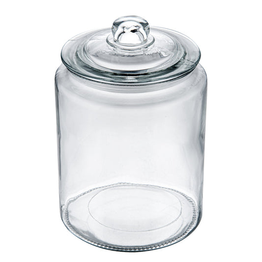 6.3L Glass Jar with Glass Lid