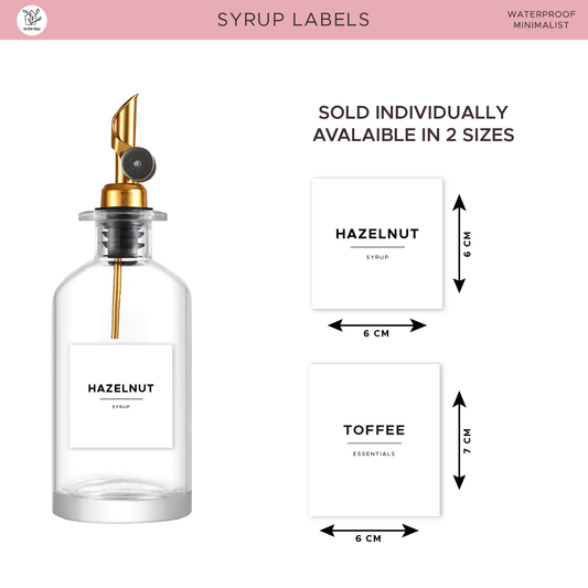 Syrup Labels - Custom