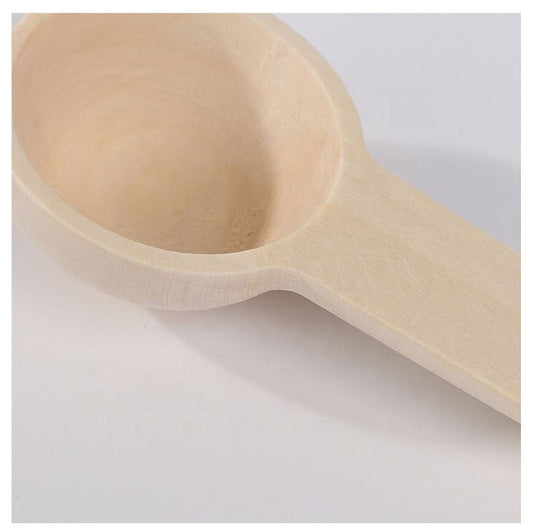 5pc Mini Wooden Seasoning Spoons - 7.5cm