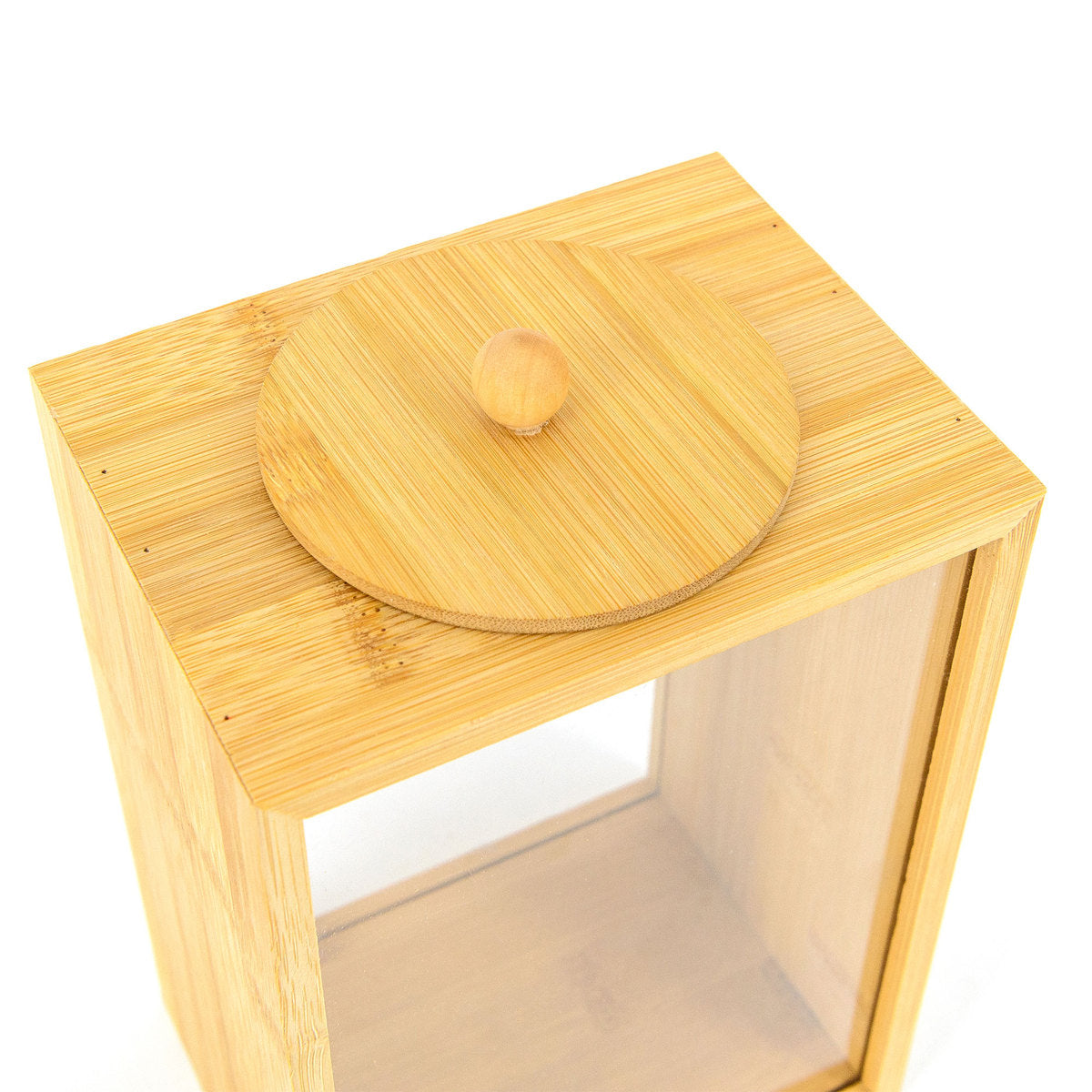 Bamboo & Acrylic Storage Container - Medium