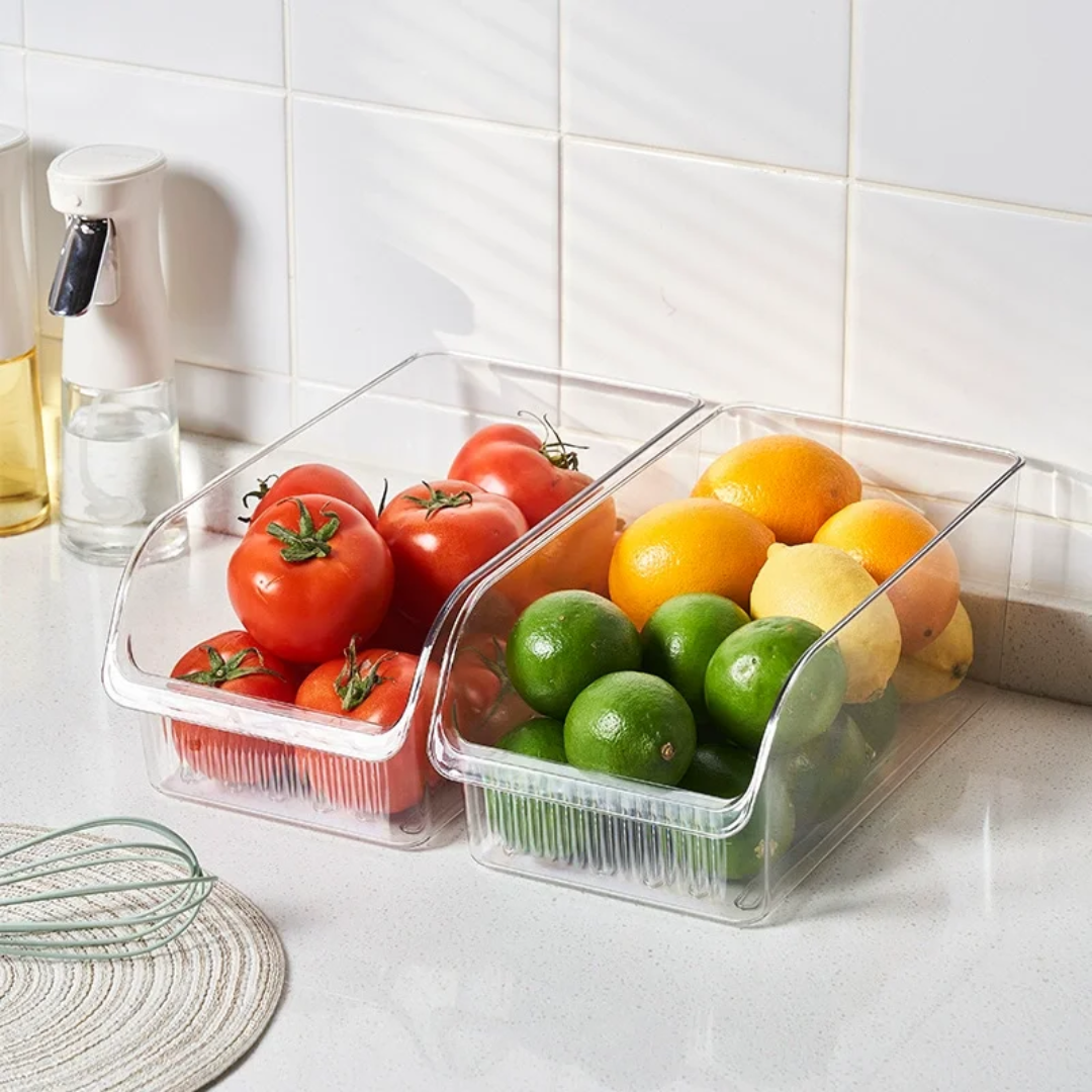 Multi-Purpose Clear Container for Pantry & Fridge