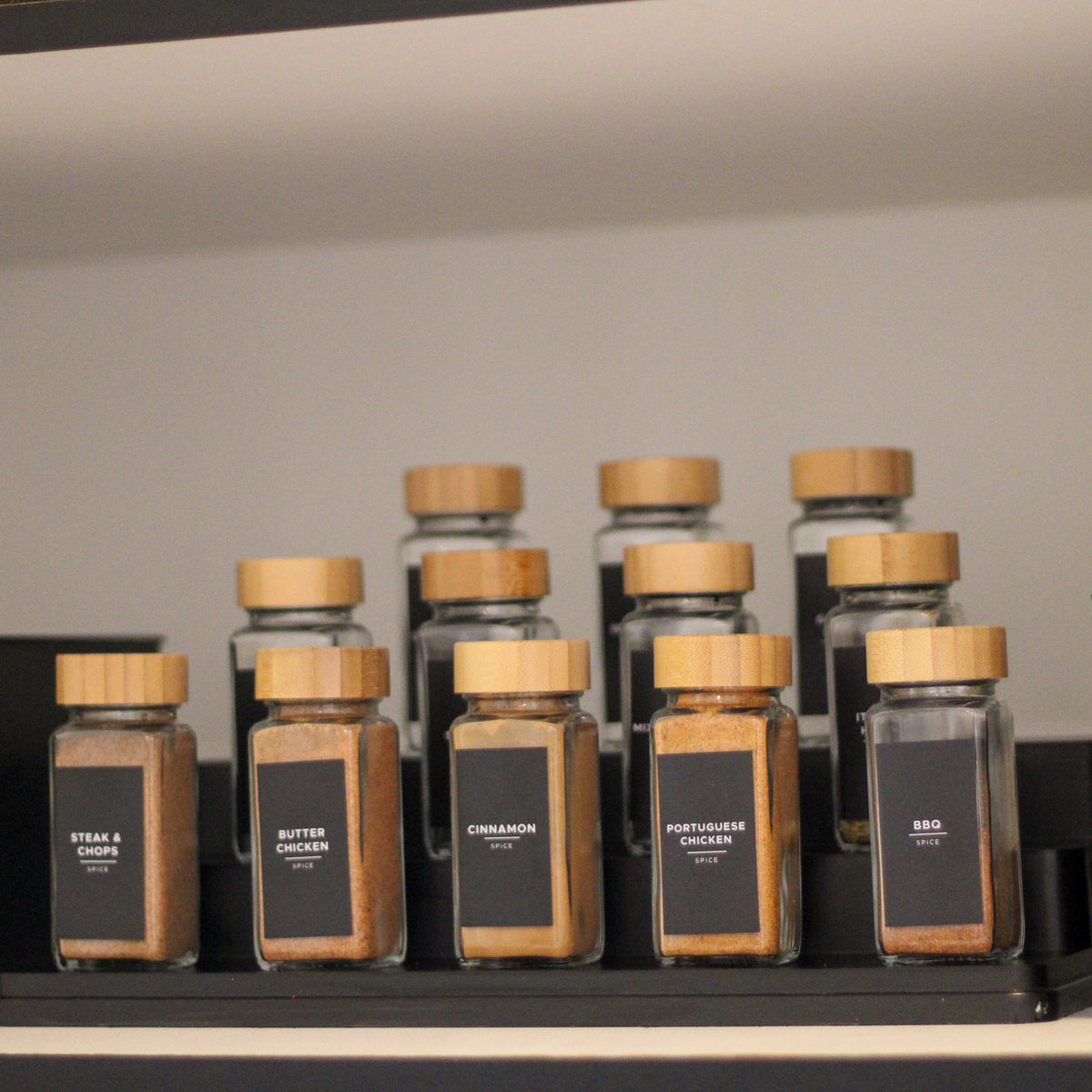 Clearance Sale: Set of 12 Spice Jars
