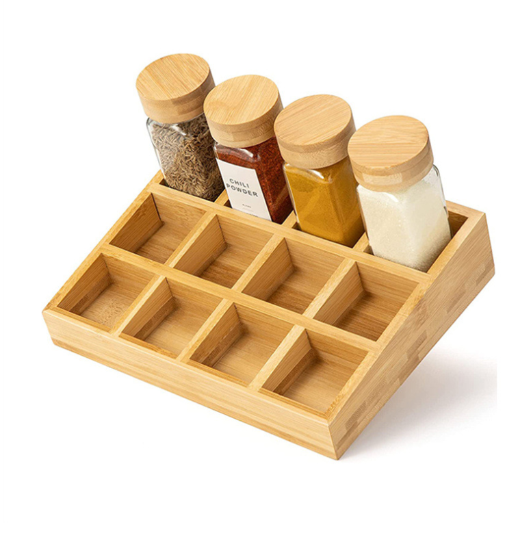 Complete Spice Jar Set - 12 Glass Jars + Labels & Spice Grid