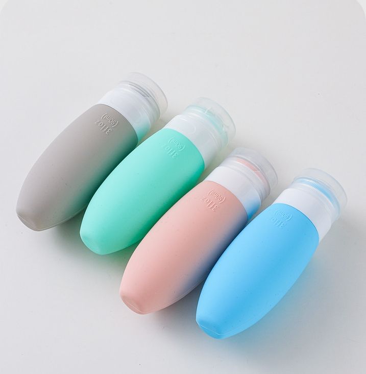4-pack Travel Silicone Squeeze Bottles - 90ml