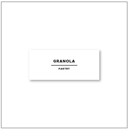 Rectangle Pantry Labels