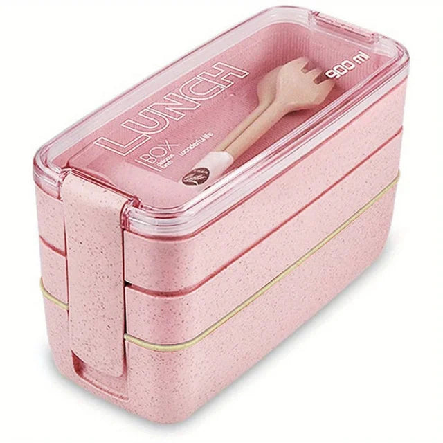 Compact 3-layer Lunch Box