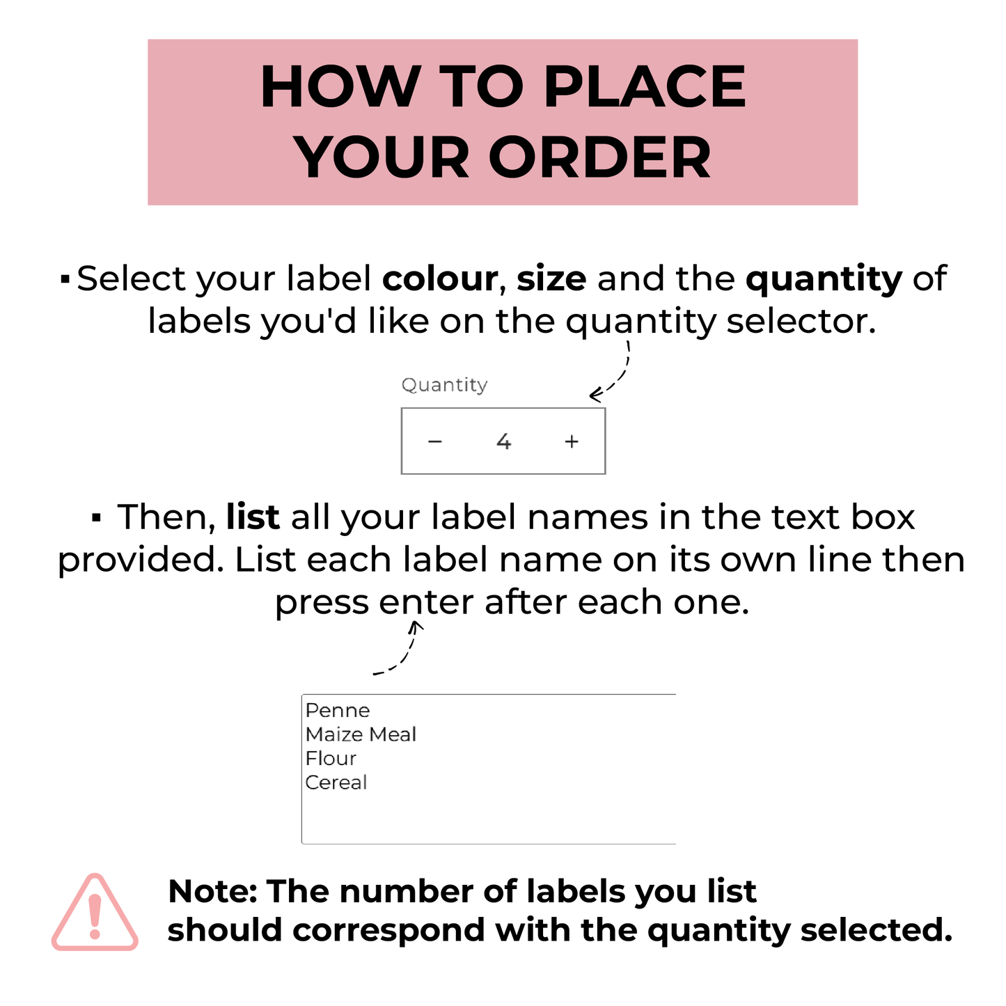 Square Pantry Labels