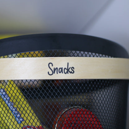 Custom Vinyl Labels for Baskets