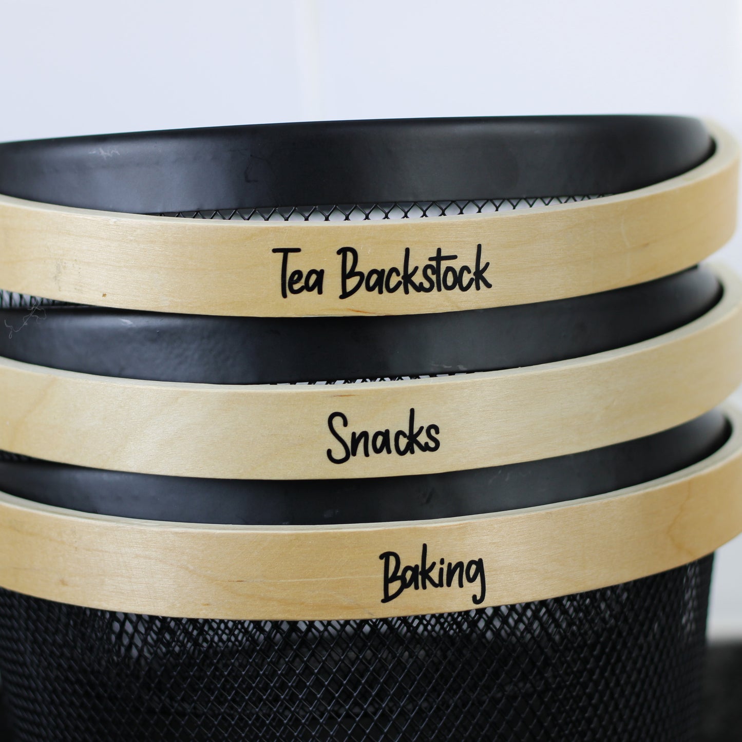 Custom Vinyl Labels for Baskets