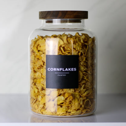 Essentials Pantry Label Kit | 21 Pre-printed 6x6cm