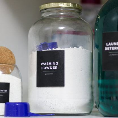 Laundry Label Set | 6 Pre-printed Labels