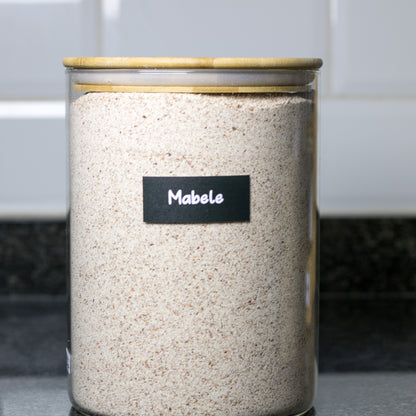 3 Litre Round Glass Jar with Bamboo Lid