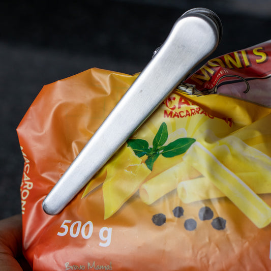 Stainless Steel Bag Clips - 3-Piece Set