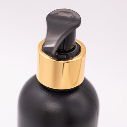 200ml Black Plastic Dispenser (HDPE)