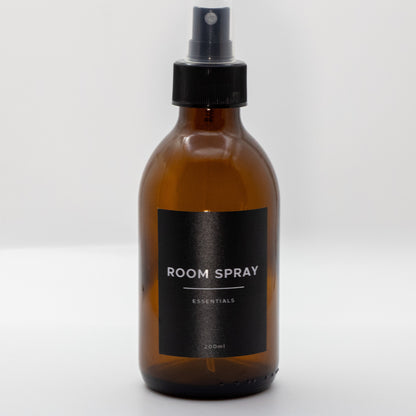 200ml Amber Glass Bottle with Mist Spray Cap