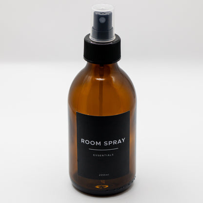 200ml Amber Glass Bottle with Mist Spray Cap