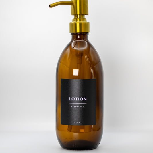 500ml Glass Dispenser with Metal Pump