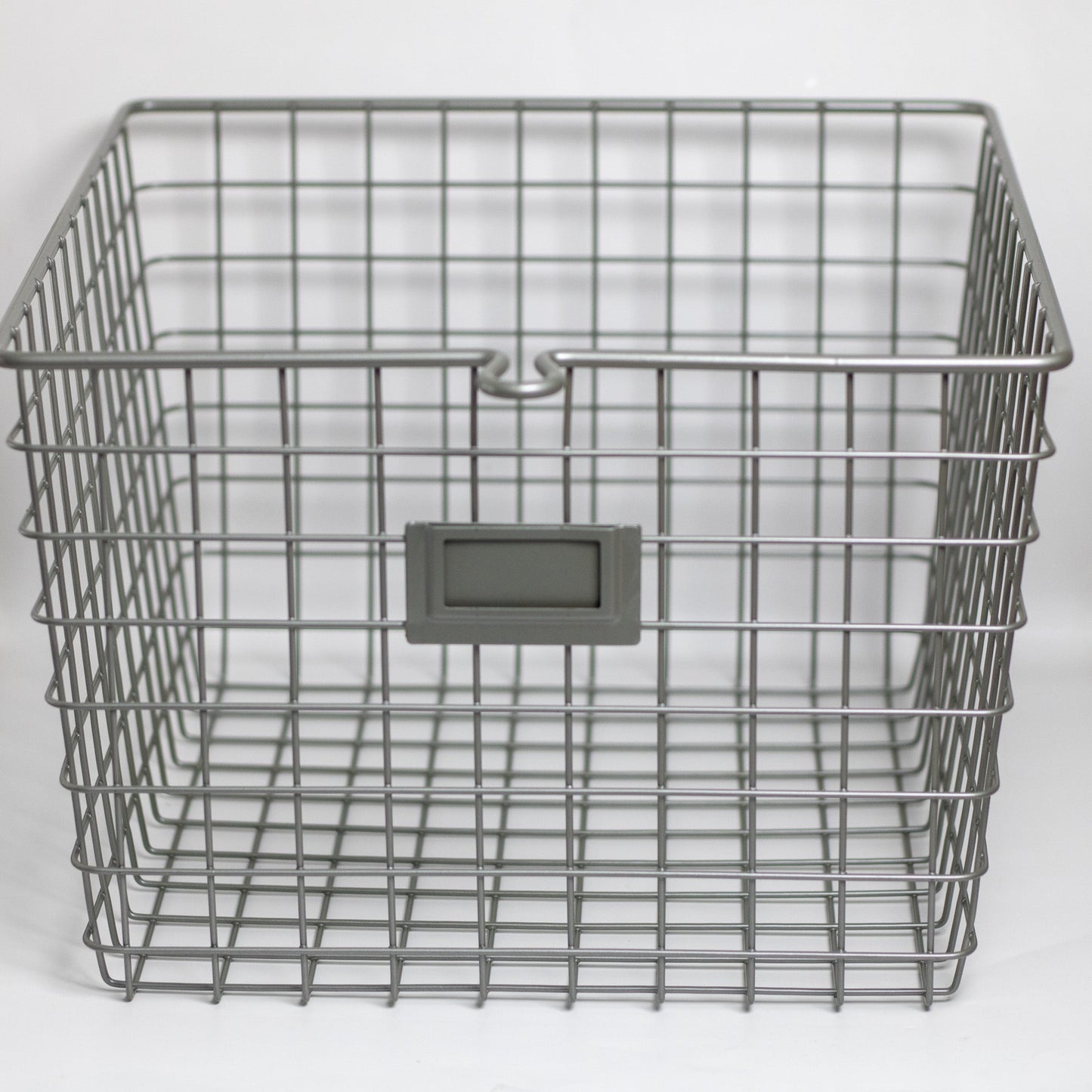 Wire Storage Storage Basket with Label Plate
