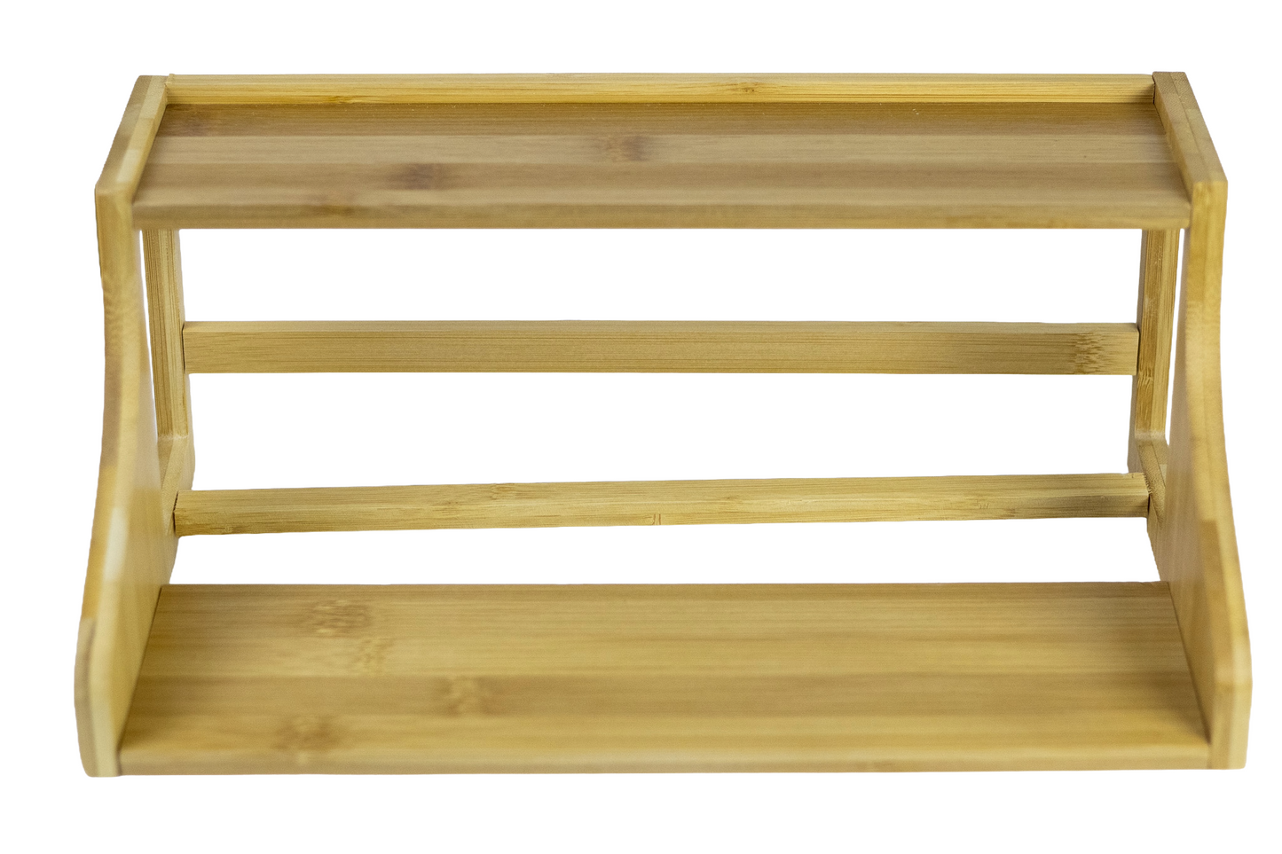 13-Piece Bamboo & Glass Jar Set with Stand