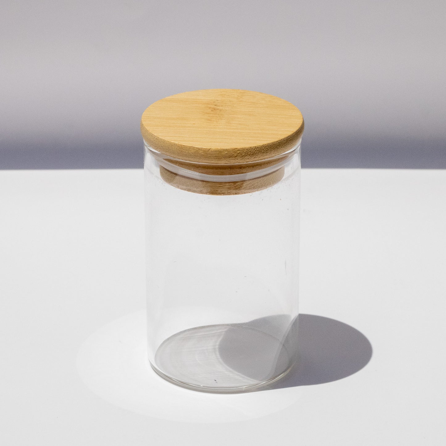 13-Piece Bamboo & Glass Jar Set with Stand