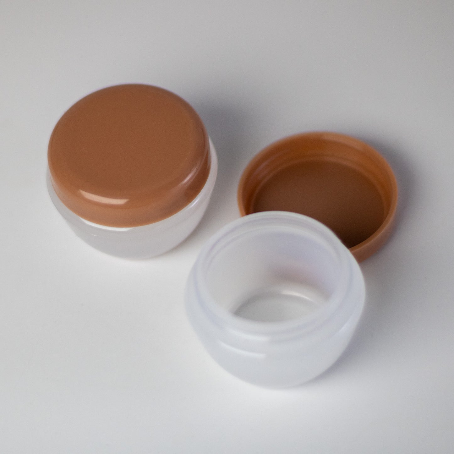 7-Piece Refillable Travel Bottle Set (Brown