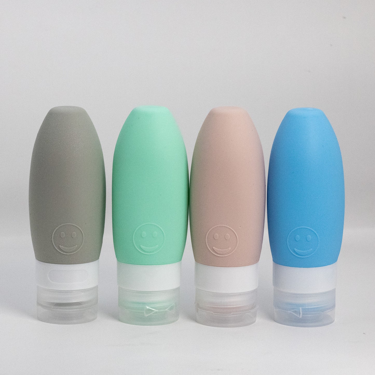 4-pack Travel Silicone Squeeze Bottles - 90ml