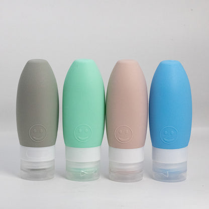 4-pack Travel Silicone Squeeze Bottles - 90ml