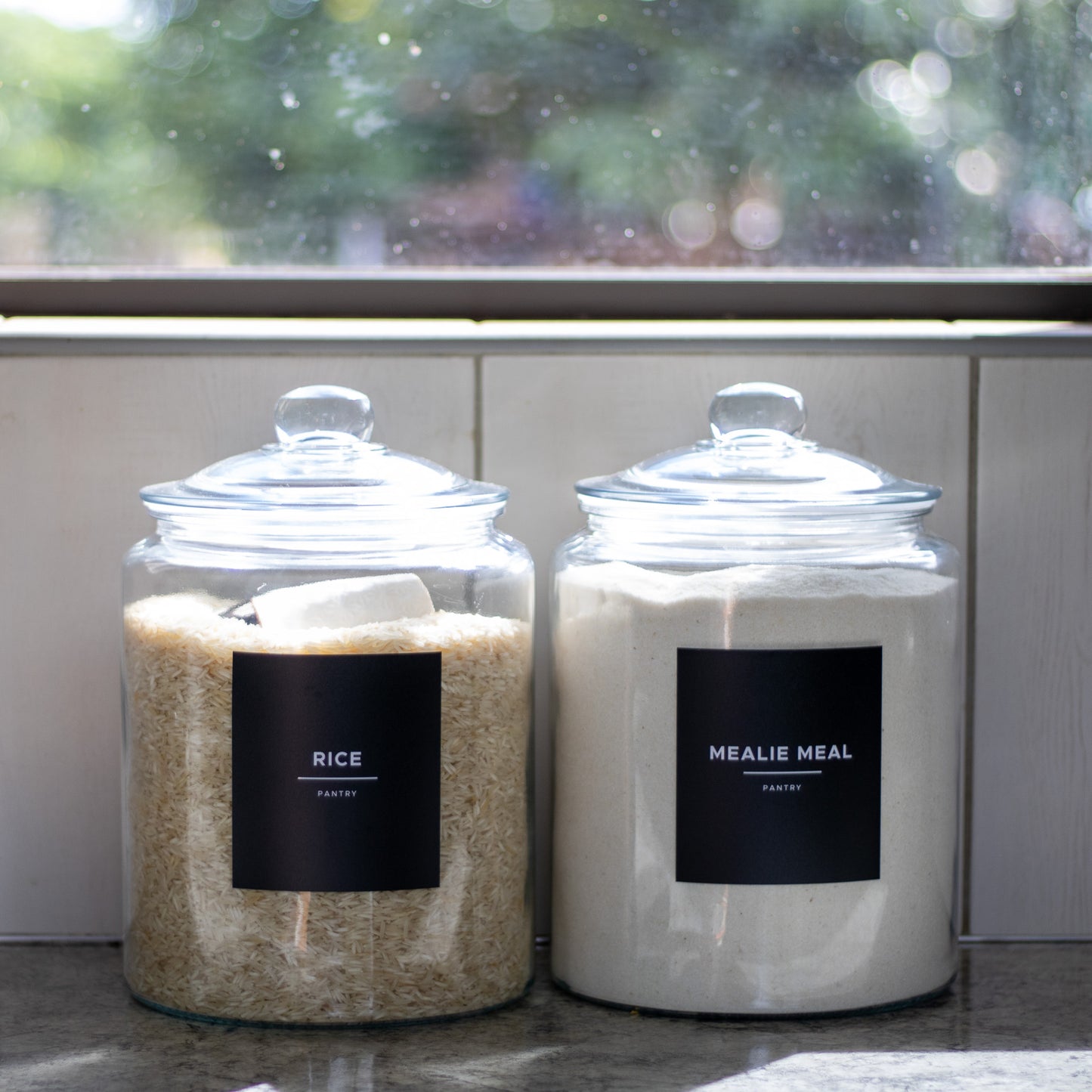 6.3L Glass Jar with Glass Lid