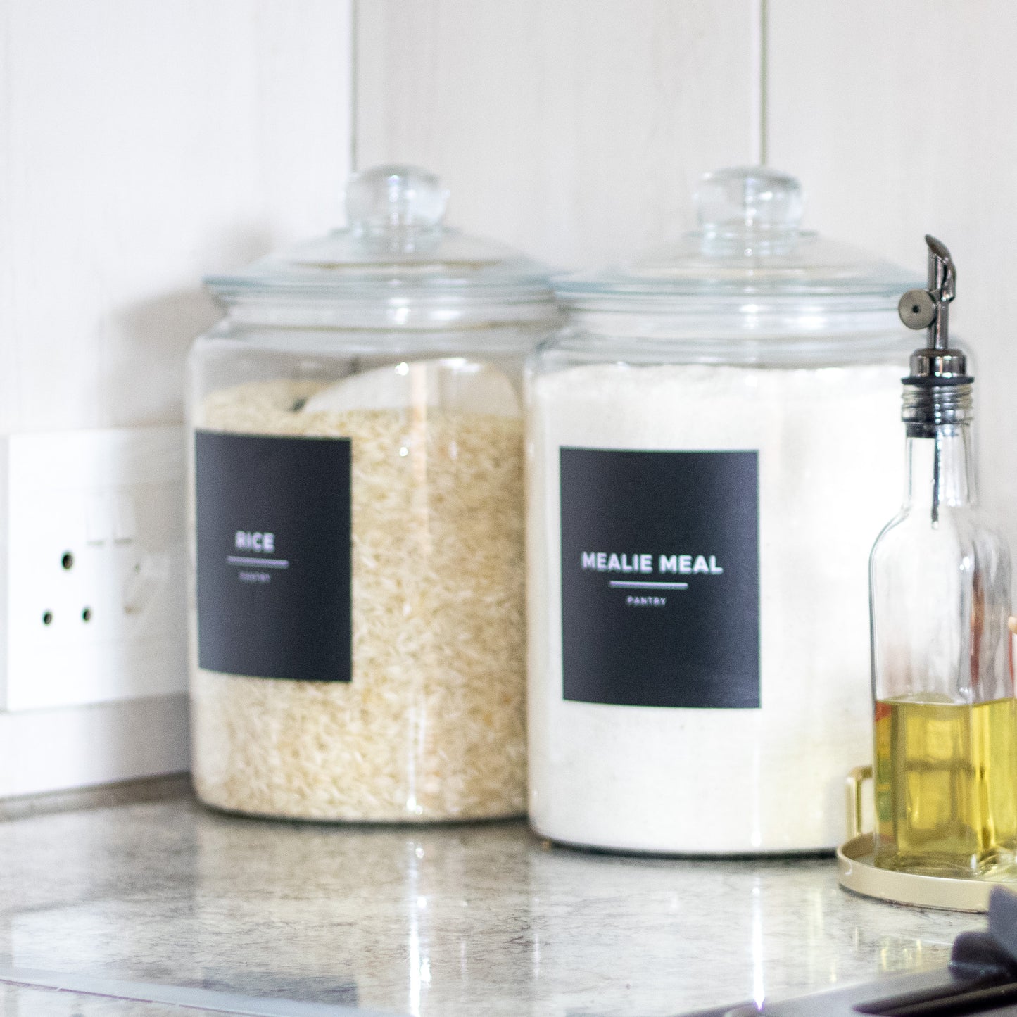 6.3L Glass Jar with Glass Lid