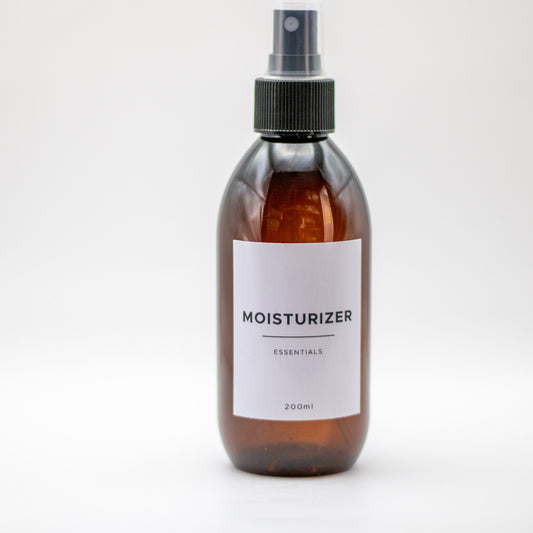 Amber PET Plastic Bottle with Mist Spray Cap