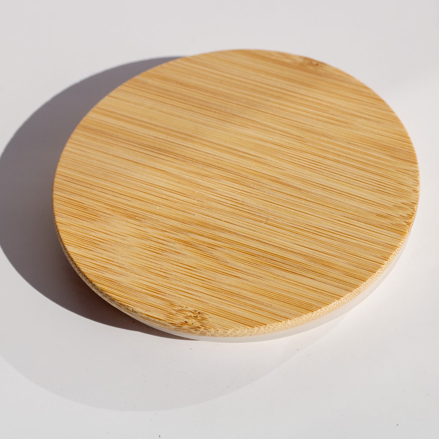 Set of 3 Round Glass Pantry Jars with Bamboo Lids