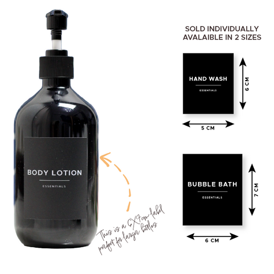 Bathroom Labels - Custom