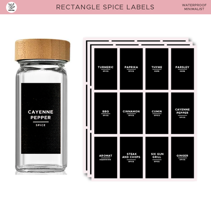 Rectangle Spice Labels