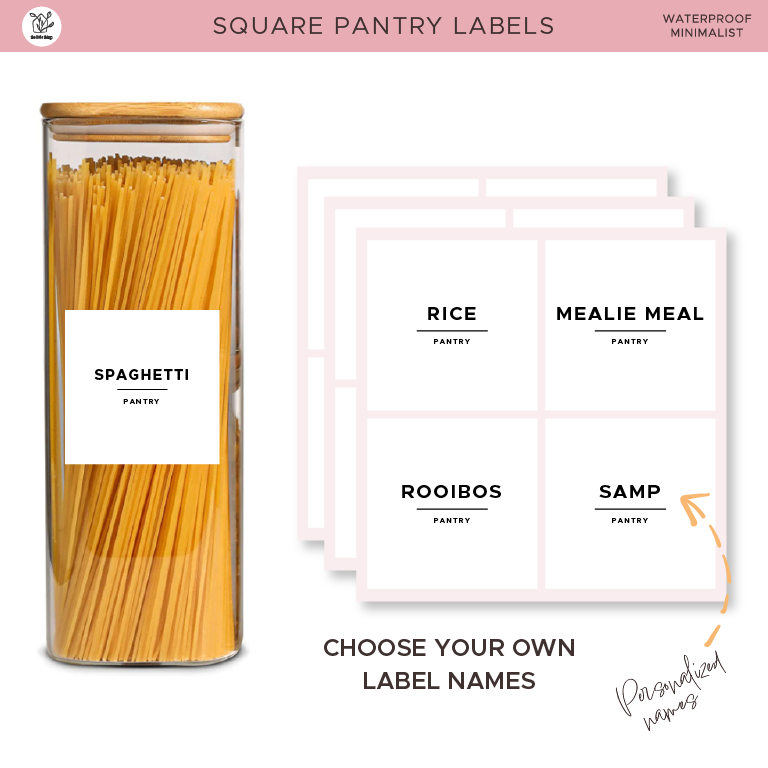 Square Pantry Labels