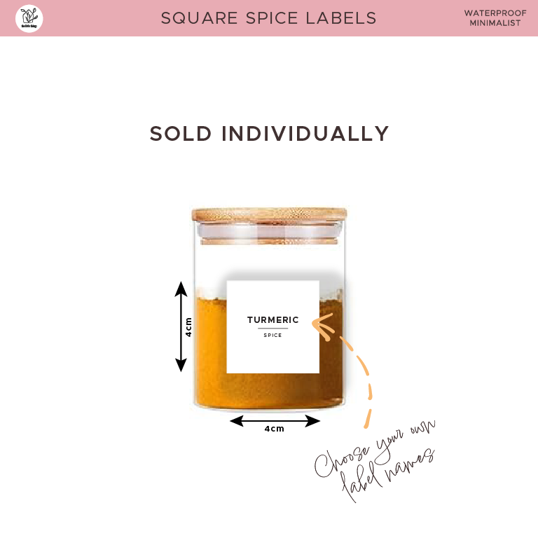 Square Spice Labels