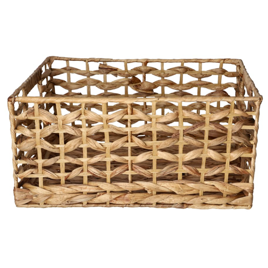 Open weave storage basket