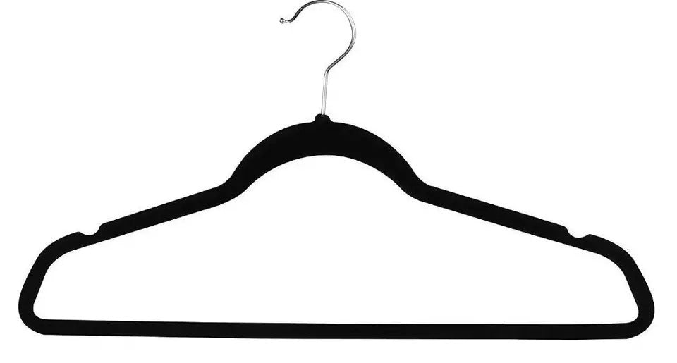 10-pack Velvet Hangers - Black