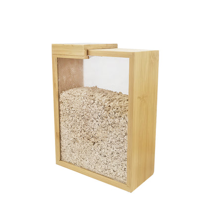 Bamboo & Acrylic Storage Container - 3L