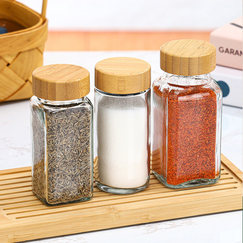 180ml Spice Jar with bamboo lid
