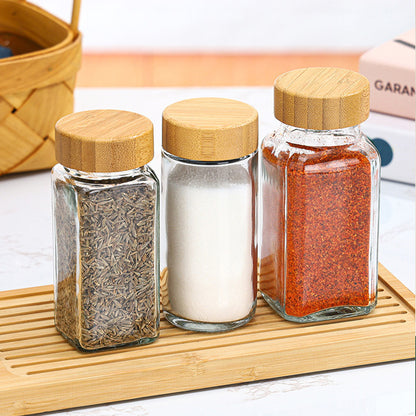 180ml Spice Jar with bamboo lid