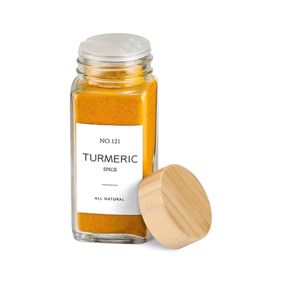 Spice Jars with Bamboo Lid