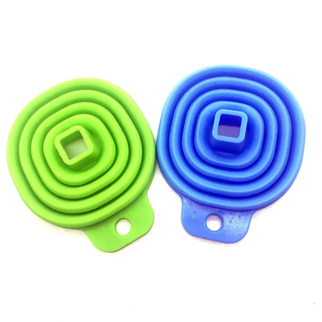 Collapsible Silicon Funnel