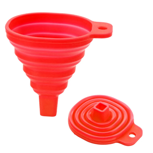 Collapsible Silicon Funnel