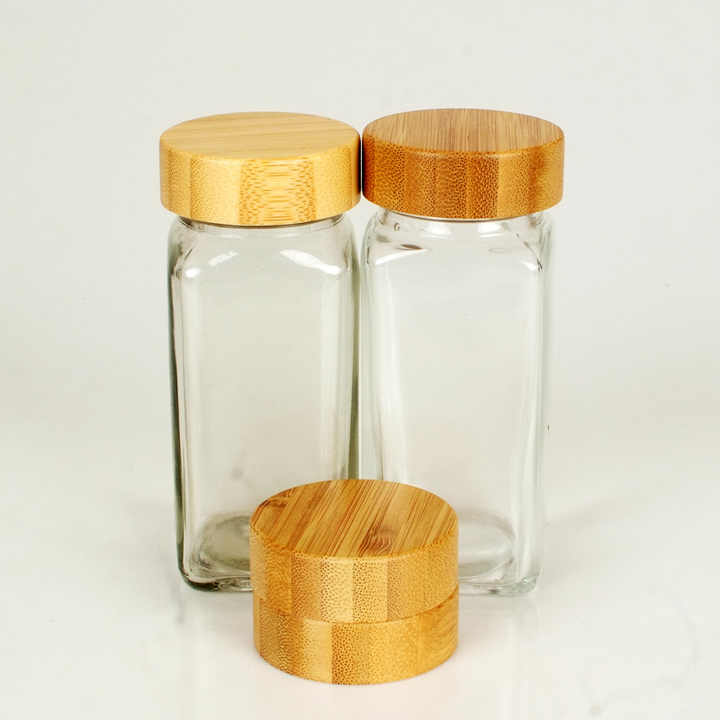 Spice Jars with Bamboo Lid