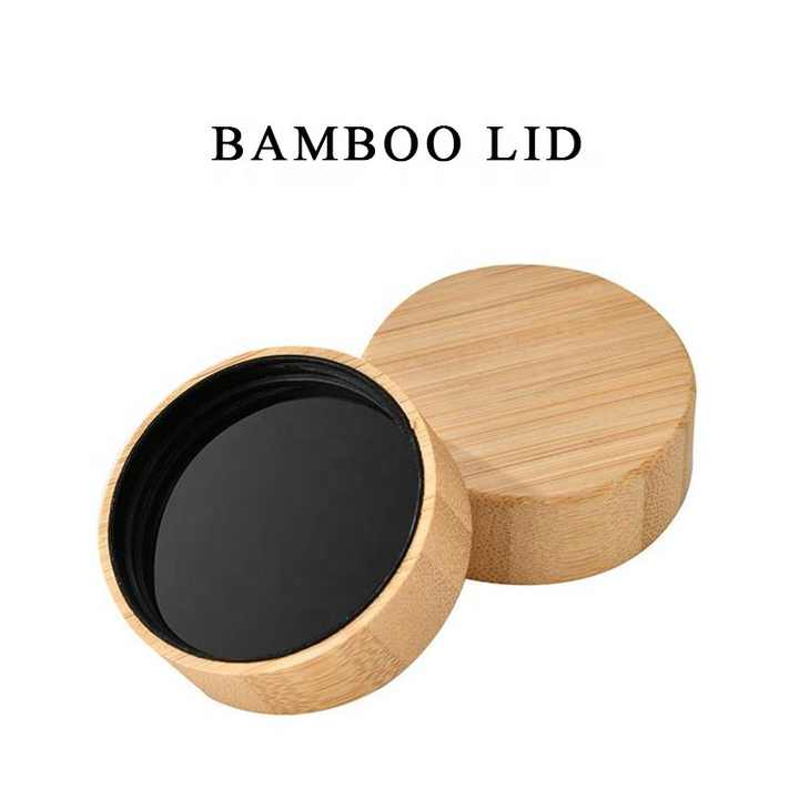 Set of 6 Spice Jars with Bamboo Lid